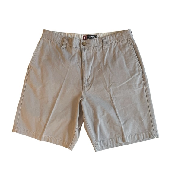 Chaps Other - Chaps Men's Size 34 Light Gray Chino Shorts 100% Cotton Capsule Coastal Basic